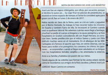 El senderín, boletín informativo, abril 2017.