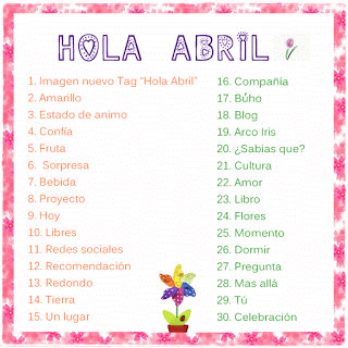 Agenda Blogger Abril