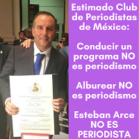 ¿Por qué Esteban Arce ganó el premio del Club de Periodistas?
