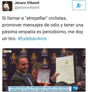 ¿Por qué Esteban Arce ganó el premio del Club de Periodistas?