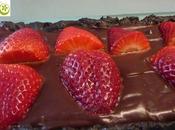 Tarta chocolate fresas