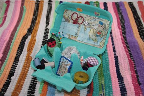 Diy: de huevera a costurero