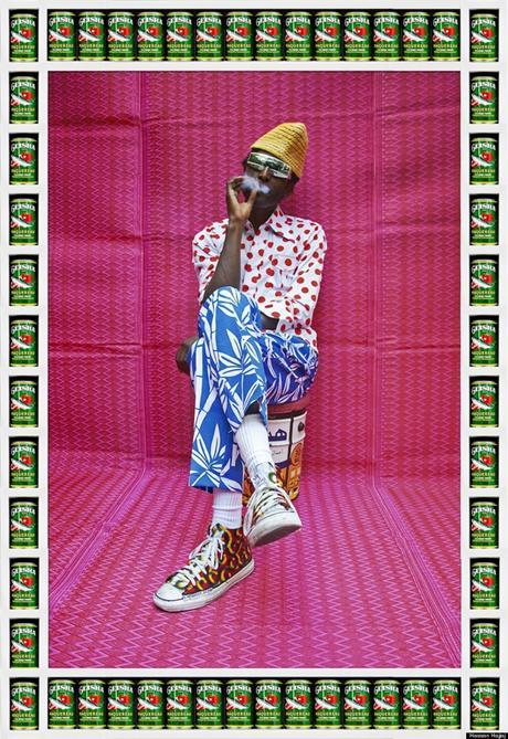 Hassan Hajjaj editorial photography and clothes Pop Art style