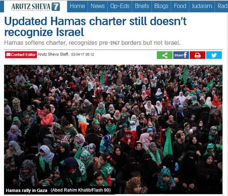 La nueva carta de Hamas, una simple operación cosmética.