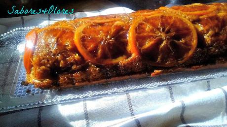 PASTEL DE NARANJA  EN  ALMIBAR  CON SEMILLAS DE AMAPOLA