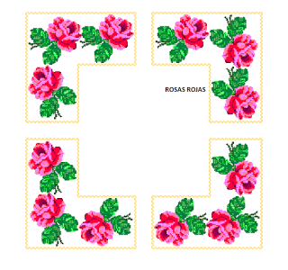 3.-Manteles a Punto de Cruz