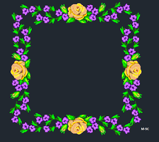 3.-Manteles a Punto de Cruz