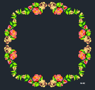 3.-Manteles a Punto de Cruz