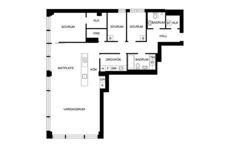 piso en antigua fábrica diseño loft decoración nórdica decoración loft decoración interiores suecos decoración gris madera plantas blog decoración escandinava Apartamento tipo loft con grandes ventanales 