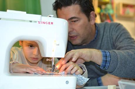 Taller de costura creativa infantil en Menta craft