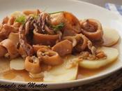 Calamares salsa almendras