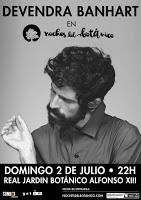 Concierto de Devendra Banhart en Noches del Botánico