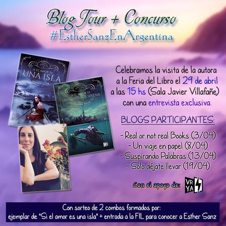 Blog Tour + concurso: #EstherSanzEnArgentina