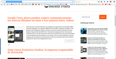 Descarga el pack de Plantillas para blogger