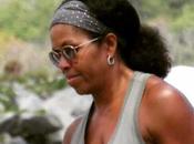 Horrible..!! Michelle Obama capturada playa maquillaje (FOTO)