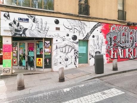 Trampantojos y Murales. Embajadores. Madrid.