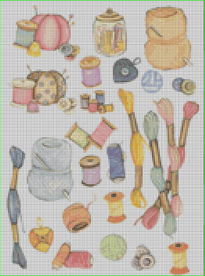 .Láminas patrones en Punto de cruz