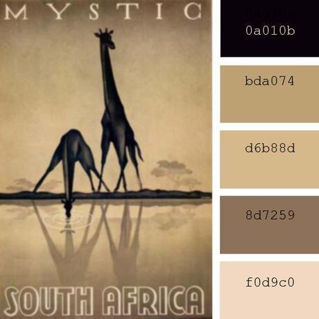 Paletas de color: de safari por África