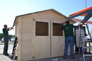 Instalación techo para caseta flodova