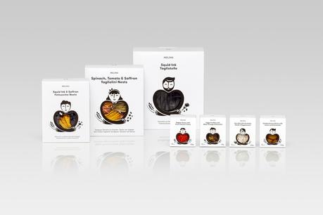 Un packaging de pasta griega con mucho corazón