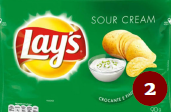2- Papas fritas Lay’s