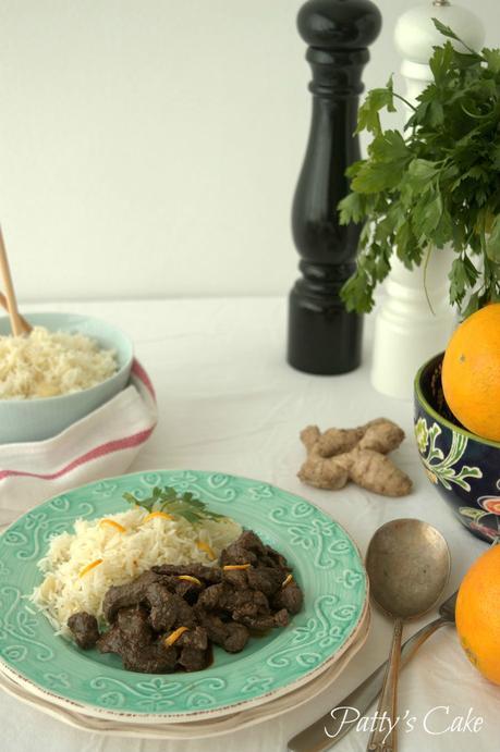 Ternera al aroma de naranja con arroz, con el toque de Karlos Arguiñano Ternera al aroma de naranja con arroz, con el toque de Karlos Arguiñano