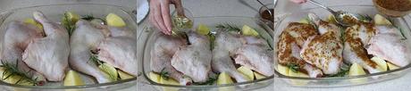 RECETA -  Pollo al horno con miel y mostaza antigua
