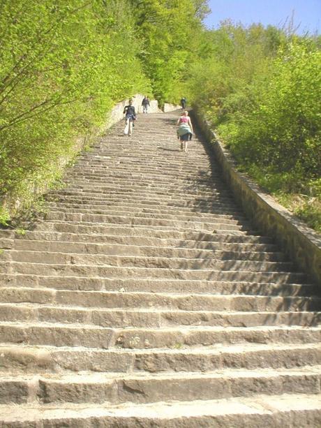 La escalera de la muerte de Mauthausen 