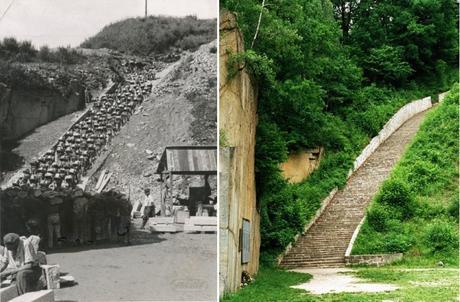 La escalera de la muerte de Mauthausen 