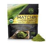 Matcha Green Tea Powder Organic ( Japanese Premium Culinary Grade ) - USDA & Vegan Certified - 30g (1.06 oz) - Perfect for Baking, Smoothies, Latte, Iced Tea, Herbal Teas. Gluten & Sugar Free