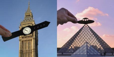 Este artista transforma el mundo con recortes de papel