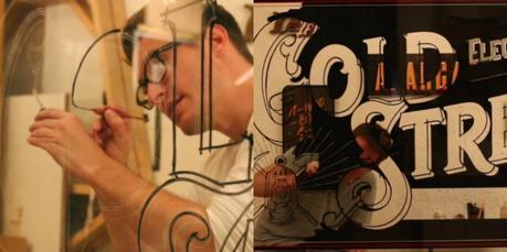 Los rótulos vintage hechos a mano de El Deletrista