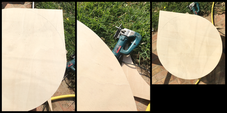 Antes y después de una mesa Antes y después de una mesa