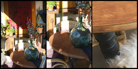 Antes y después de una mesa Antes y después de una mesa