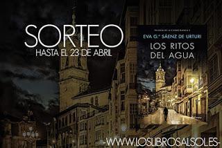 Sorteo 'Los ritos del agua' de Eva G. Saénz de Urturi Sorteo 'Los ritos del agua' de Eva G. Saénz de Urturi
