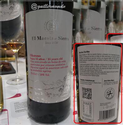 Los vinos de Jerez. Sus etiquetas y contraetiquetas