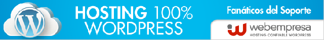 Hosting 100% WordPress alojamiento wordpress