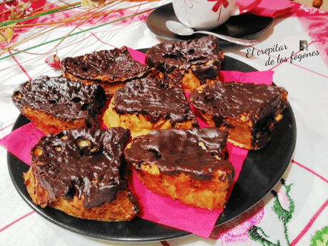 TORRIJAS AL HORNO CON CHOCOLATE