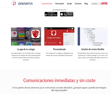 Dinantia Mobile: Apps para la comunicación escuela - familia