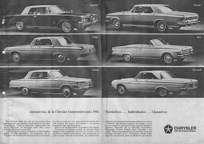 Los Chrysler del año 1964