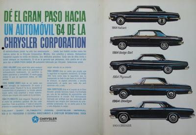 La gama Chrysler de 1964