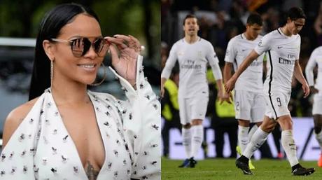 Rihanna tuvo sexo con el plantel del PSG antes del 6 a 1