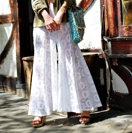 pantalones de campana y parka : SURF PUNK