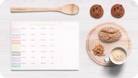 Imprimibe: Menu semanal