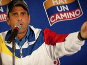 Venezuela Capriles denuncia sido inhabilitado años
