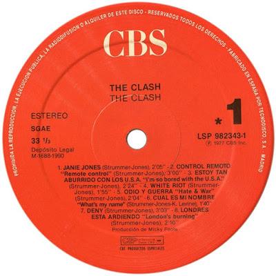 The Clash -The Clash Lp 1977