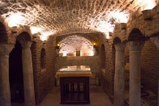 Cripta de la Iglesia de Abu Sirga donde dicen que descansó la Sagrada Familia. Fotografia_Viajes_Egipto.Abuelohara