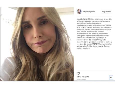 Con esta cara de Motolita, Natalia Streignard pidió disculpas a #Venezuela   ¿La disculpas?