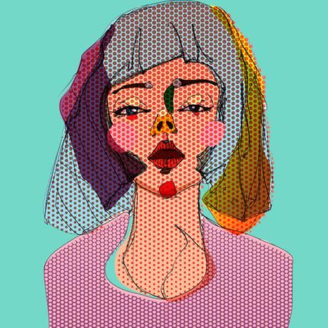 mixed media artwork by Jinean Luttig