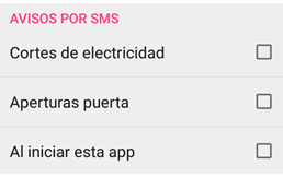 Sistema de aviso de accesos  y  cortes de suministro eléctrico sin coste